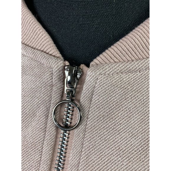 Paper Crane Women’s Color Block Bomber Jacket Size Large - Picture 5 of 10